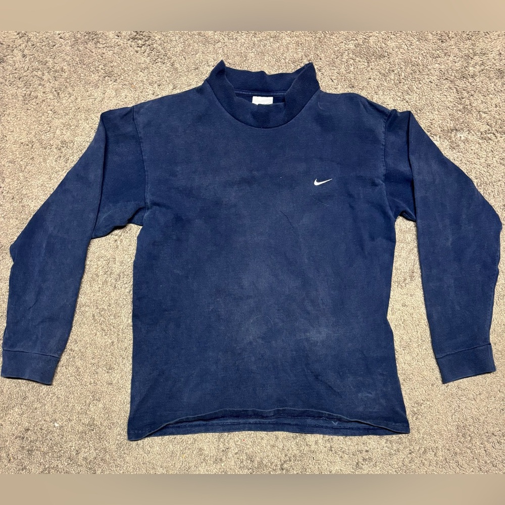 Nike Dark Blue Crew Neck Shirt